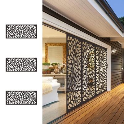 Stainless Steel Folding Screen Still Luxury Gold Laser Cut Privacy Cabinet Partition For Living Rattan Room